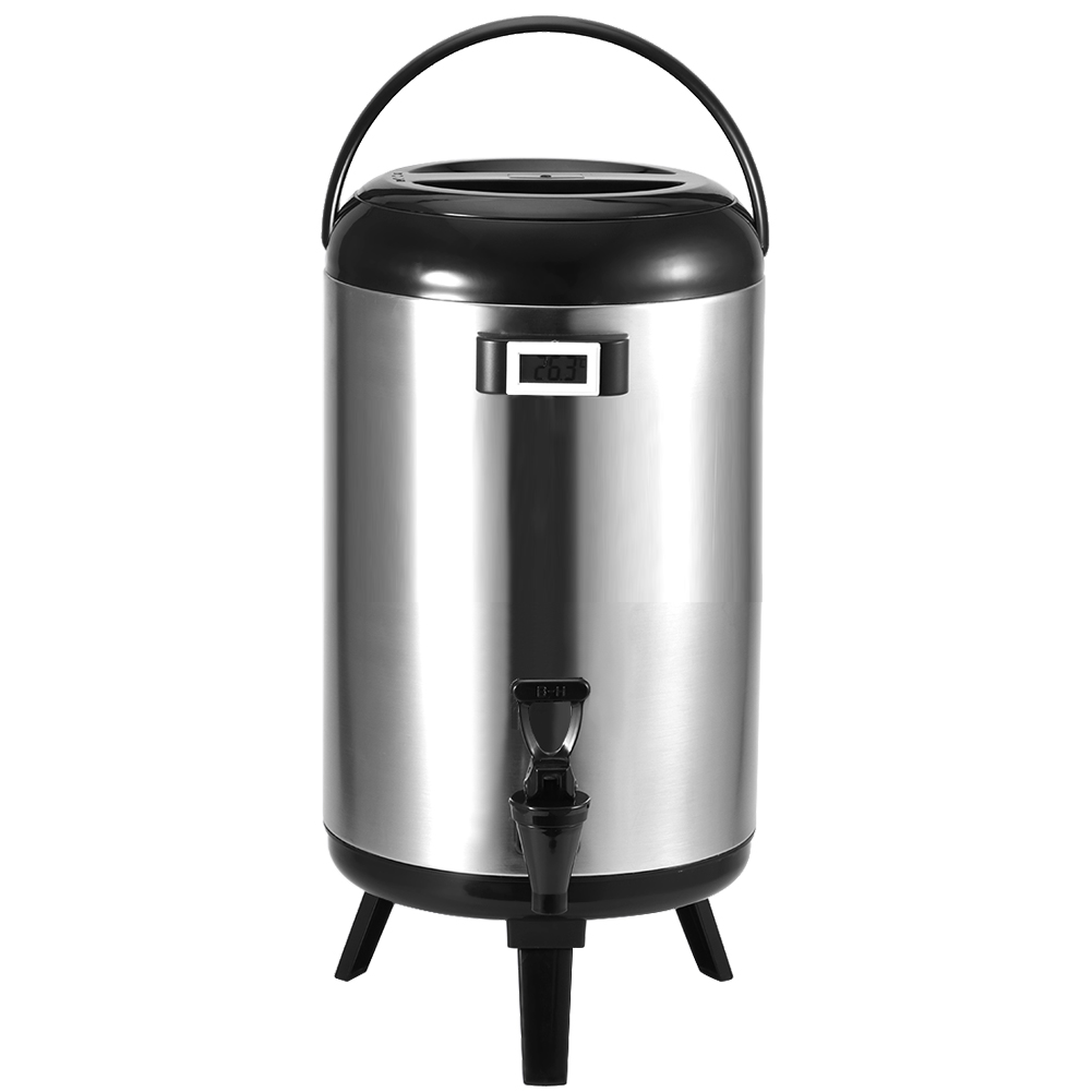 Doppelwandiger Isolierbehälter Aus Edelstahl Für Heißwasser, Milch, Tee Und Kaffee, 12 L