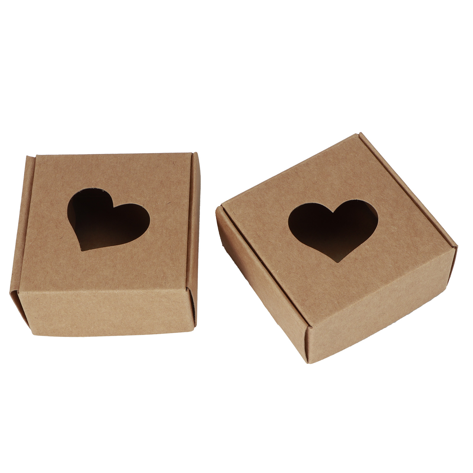 50 Stück Handgefertigte Seifenboxen Aus Kraftpapier, Ideal Als Gastgeschenkbox Für Hochzeiten, Süßigkeiten Oder Schmuck.