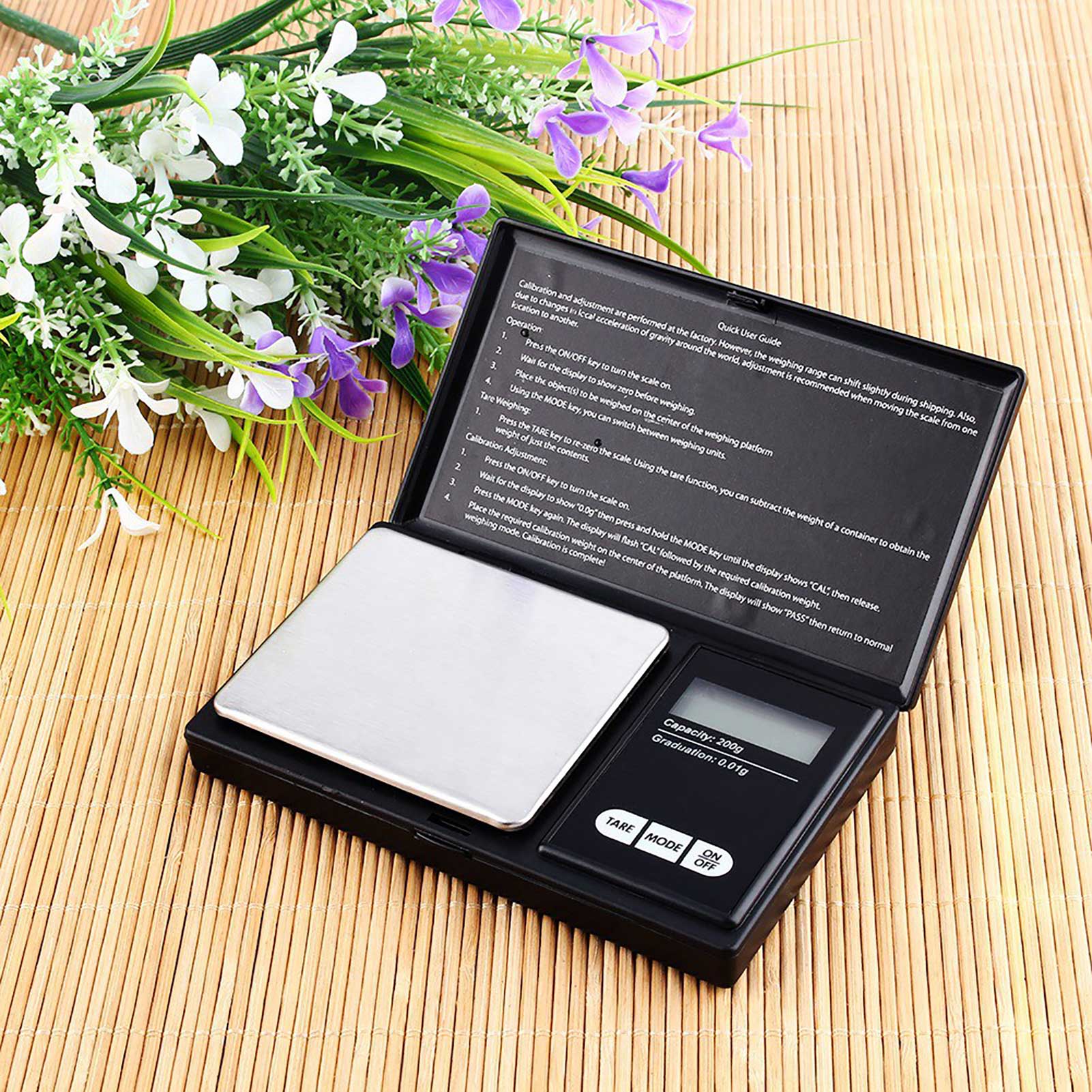 200 G X 0,01 G Digitale Taschenwaage, Tragbar, Gramm, Schmuck, Gold, Silber, Münzen, Kräuter