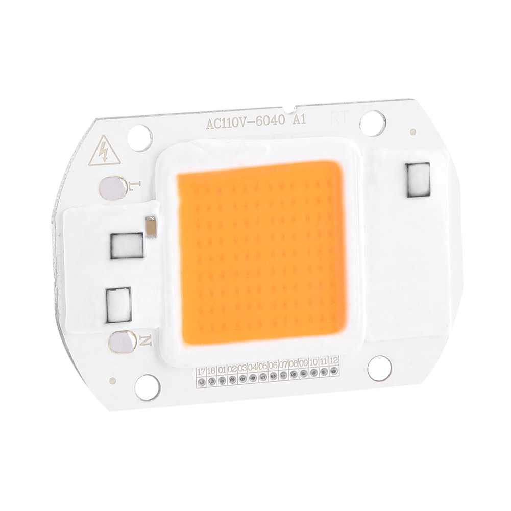 Led-chip-vollspektrum-pflanzenwachstumslampe Mit Cob-perlen Für Grünpflanzen Und Blumen (110 V, 20 W)
