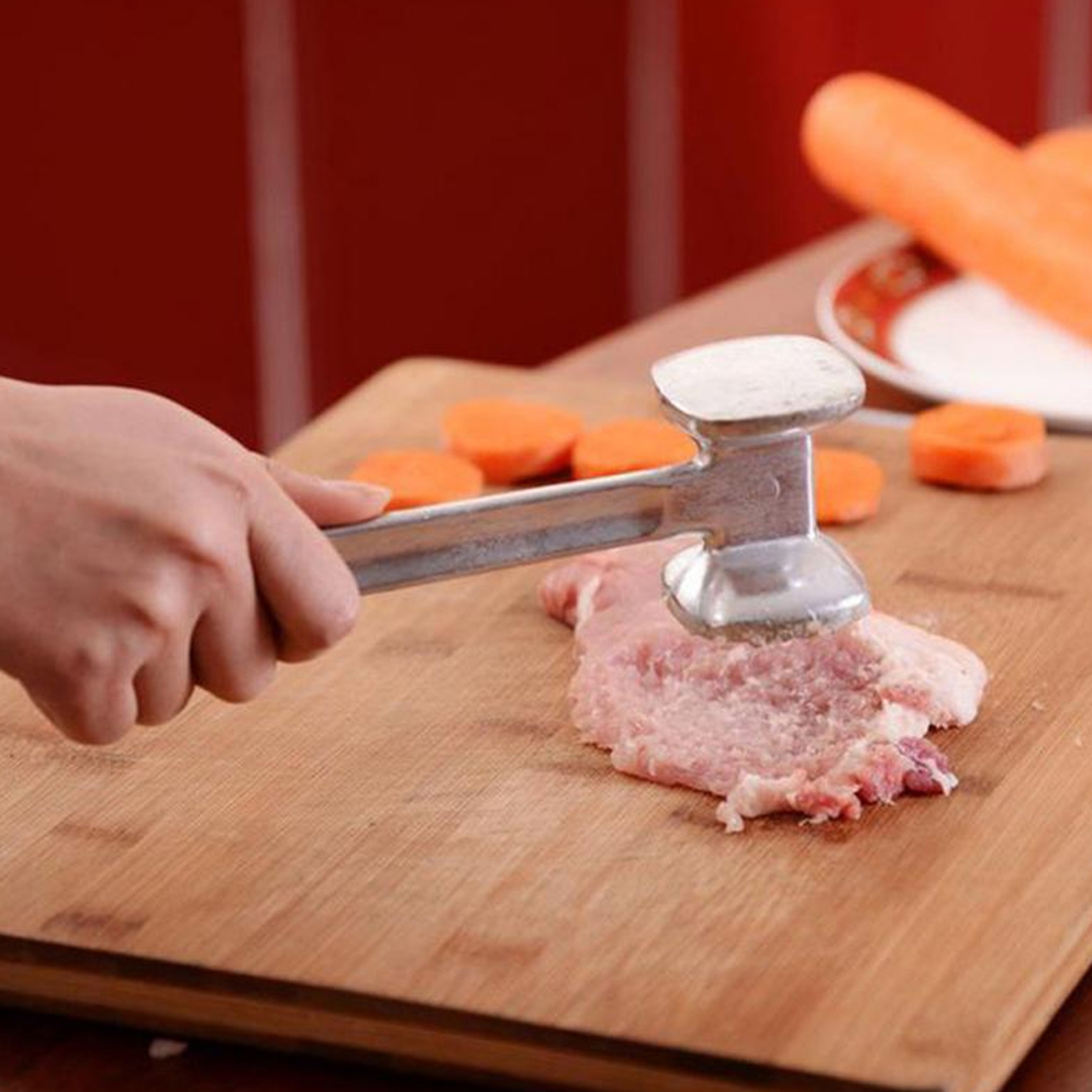 Haushalts-fleischklopfer Aus Aluminiumlegierung, Ideal Zum Verdicken Von Rindfleisch, Küchenzubehör