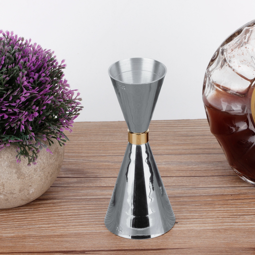 30 Ml/60 Ml Edelstahl-jigger, Kegelförmiger Messbecher Für Getränke Und Wein, Barzubehör
