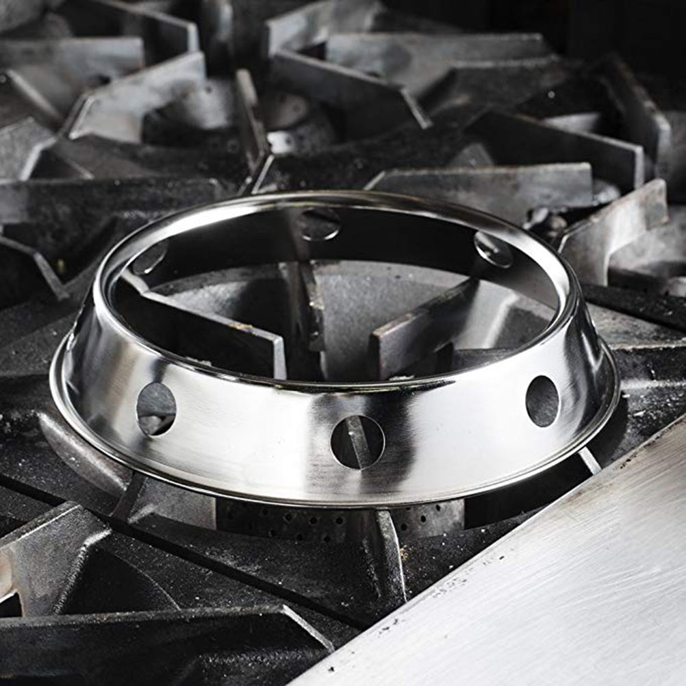 Wok-ring Aus Edelstahl, Runder Topfhalter Für Die Küche Mit Wendbarer Größe