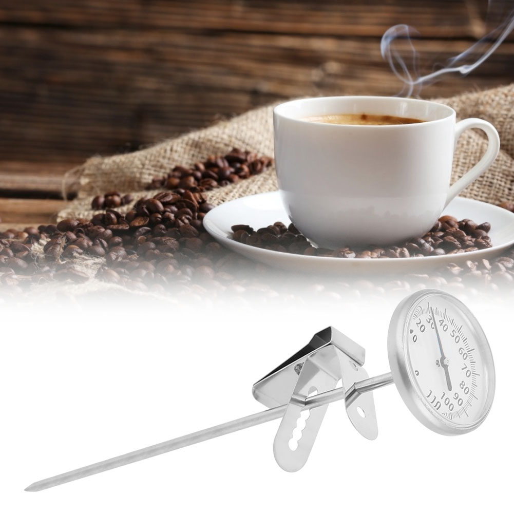 Sofort Ablesbares Metall-küchenthermometer Mit Nadelspitze Für Lebensmittel, Zum Kochen, Milch Und Kaffee – Temperatur