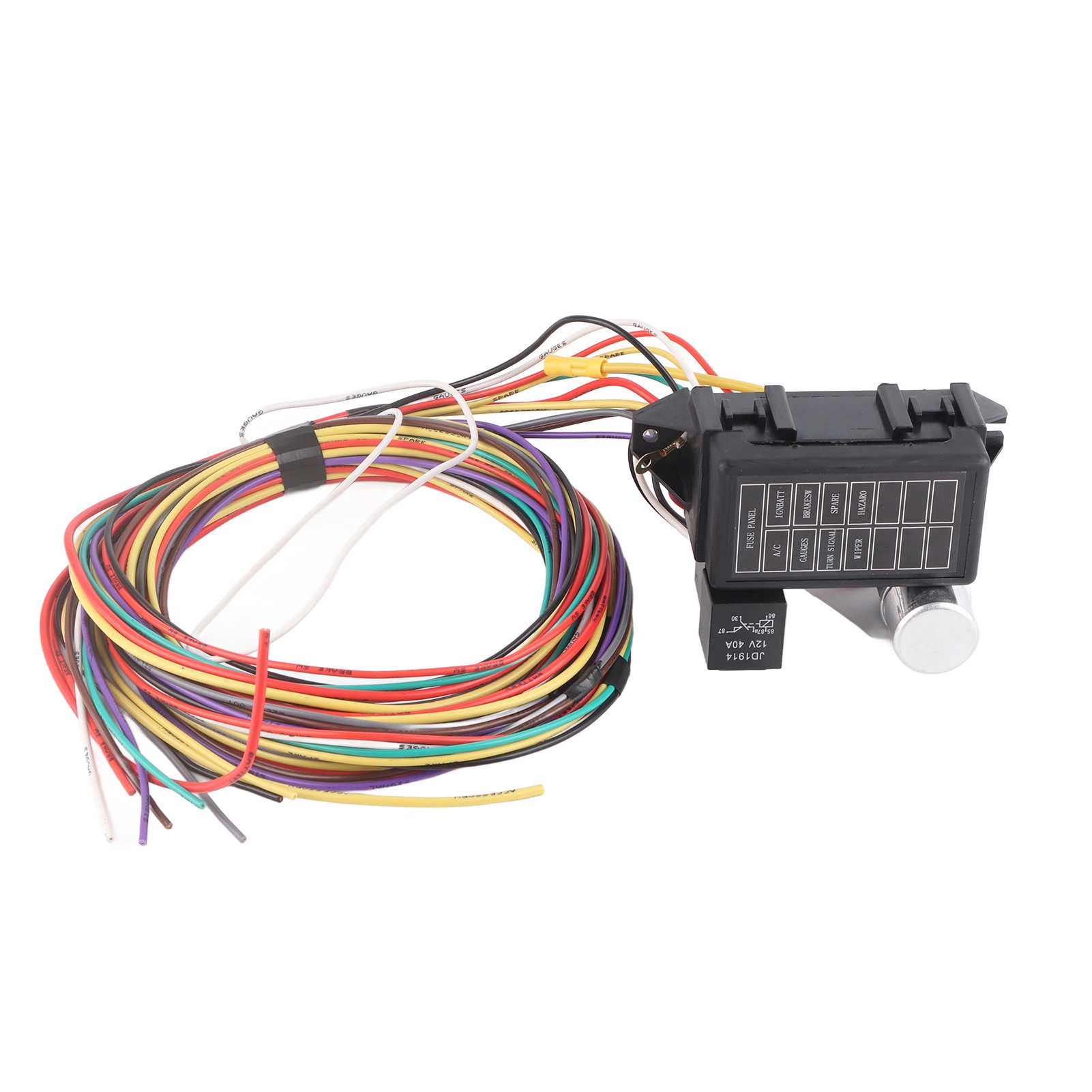 12v Universal-8-kreis-sicherungskabelbaum-kit, Passend Für Muscle Cars, Hot Rods Und Street Rats