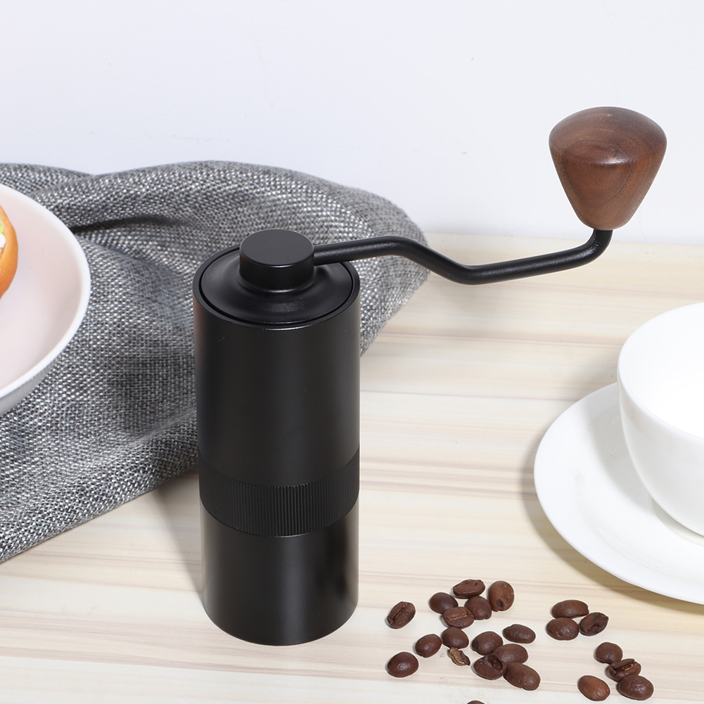 Mini-kaffeemühle Aus Edelstahl, Manuell, Zum Mahlen Von Kaffeebohnen, Küchenutensil, Schwarz