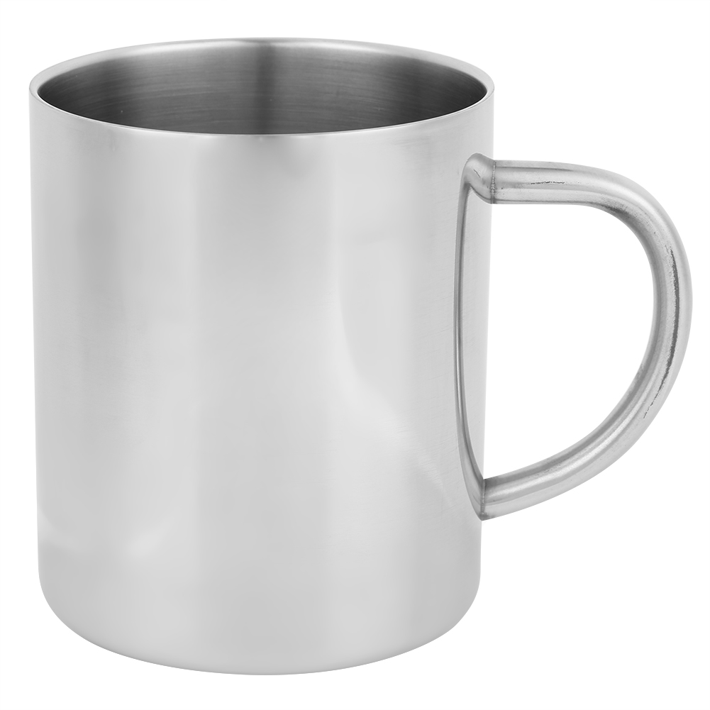 Tragbarer Doppelwandiger Edelstahl-wärmeisolationsbecher/milchbecher Mit Henkel, 400 Ml