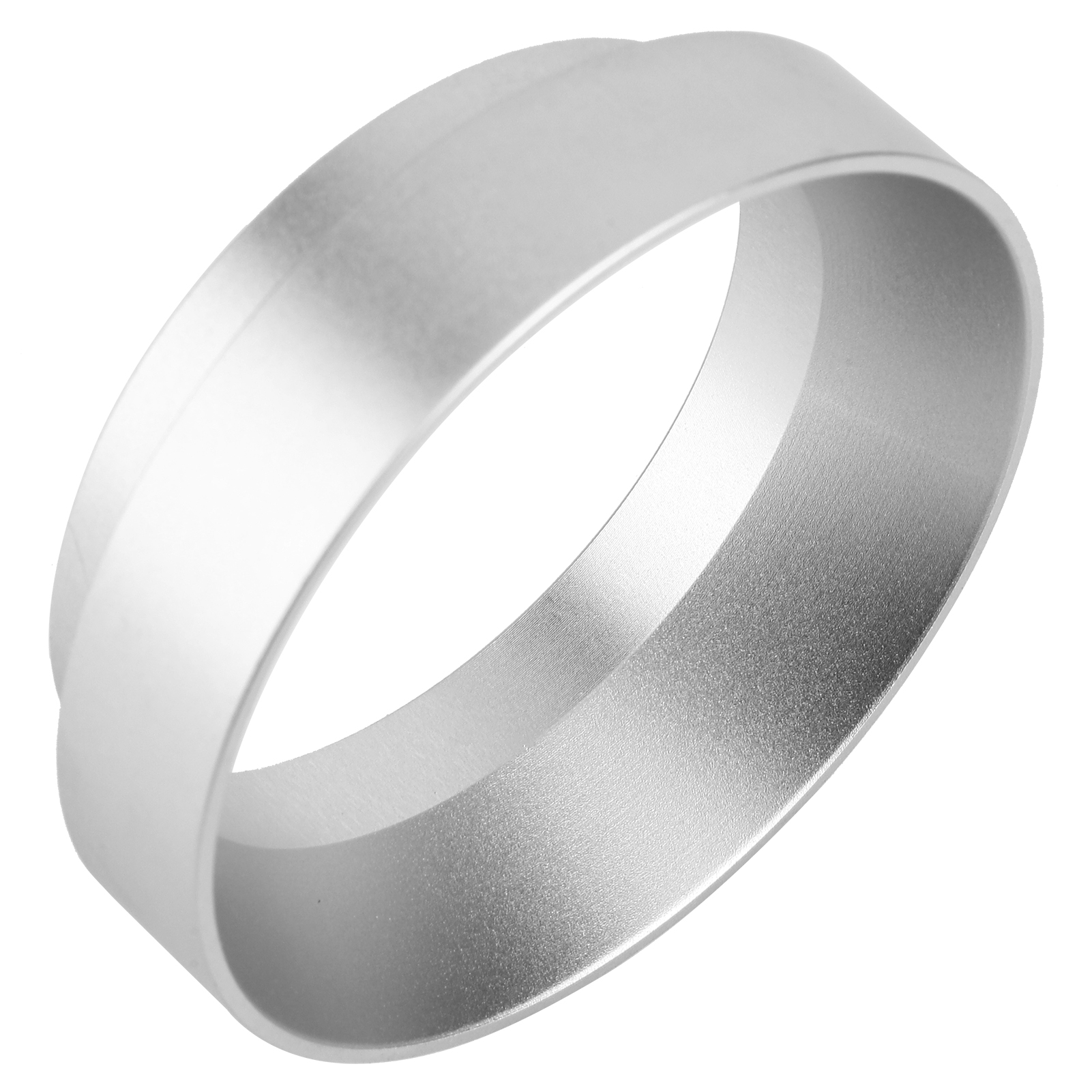 Dosiertrichter Aus Aluminium Mit Magnetischem Dosierring Für Kaffeemaschinen, Silberfarben, 58 Mm