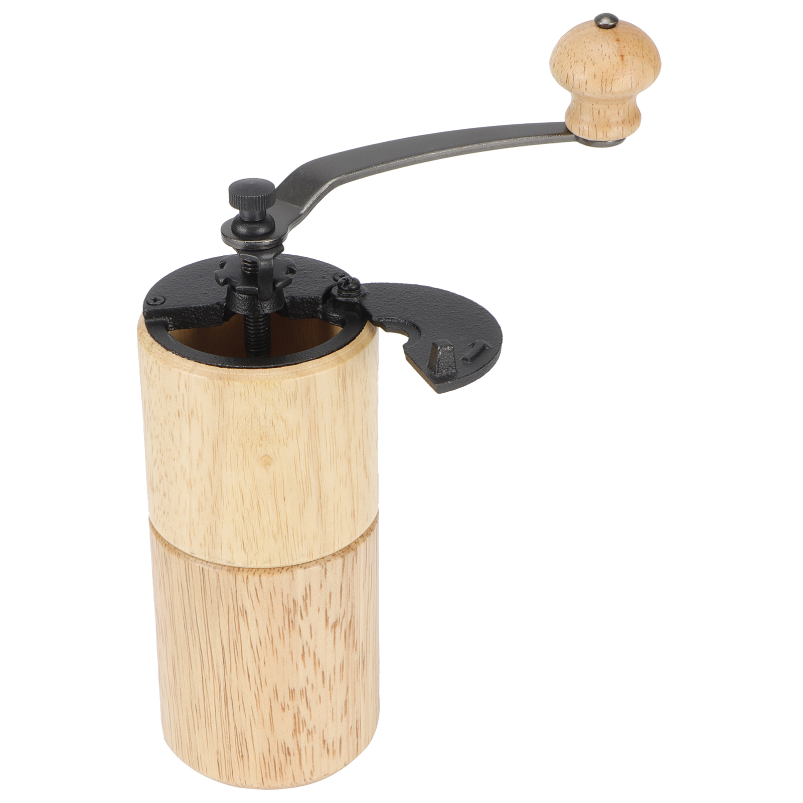 Handkaffeemühle Aus Holz, Tragbar, Kaffeezubehör, Küchenhelfer, Helle Farbe