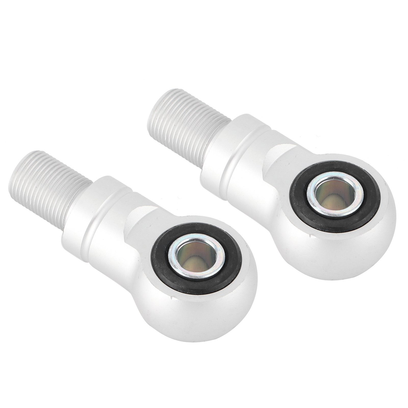 Paar 10mm Loch Luftstoßdämpfer Adapter Dämpferhöhenerhöhung Für Motorrad Atvs Offroad (typ A Silber 75mm/3in )