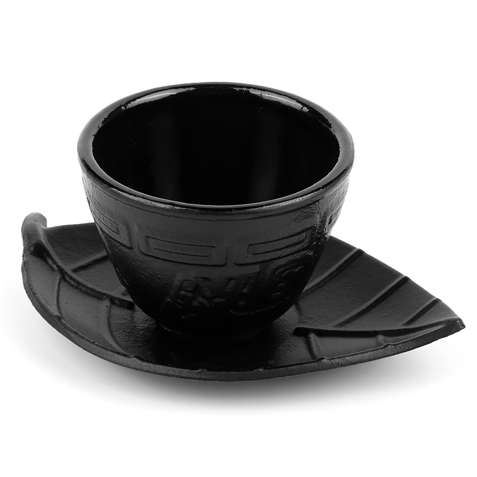 Bedruckte Eisentasse, Imitation Einer Japanischen Gusseisen-teetasse, Retro-tasse, Eisenkanne, Eisenuntersetzer, Teeservice