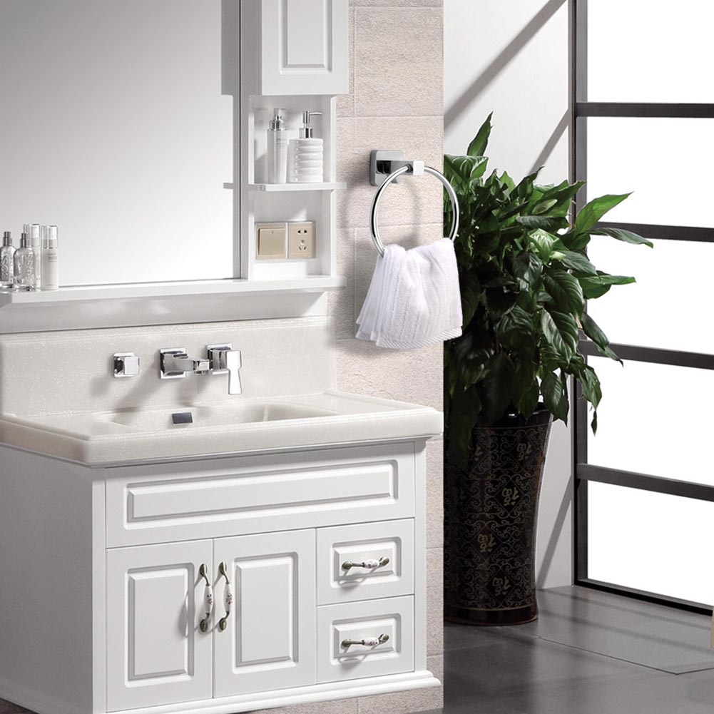 Handtuchringhalter Aus Edelstahl, Badezimmeraccessoires, Wandmontage