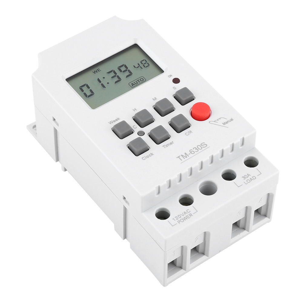 110v Digitaler Elektrischer, Langlebiger, Programmierbarer Smart-control-schalter Mit Zeitschaltuhr