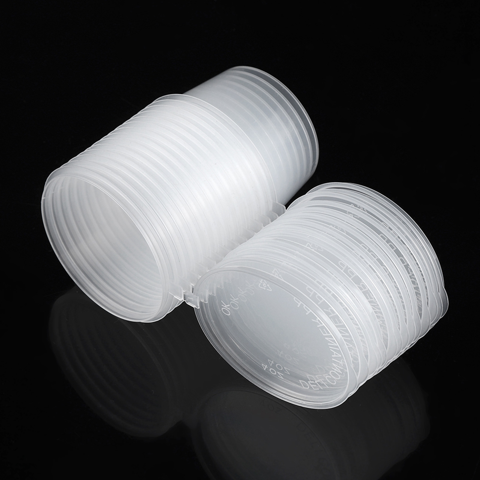 100 Ml Durchsichtige Plastikbecher (14 Oz) Für Soßen Und Gewürze Zum Mitnehmen
