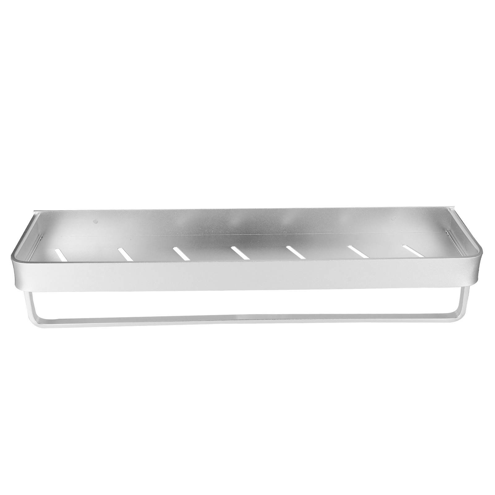 Wandmontiertes Badezimmerregal Aus Aluminium, Duschablage, Einlagig, 50 Cm, Shampoo-ablage, Mit Aufhängestange