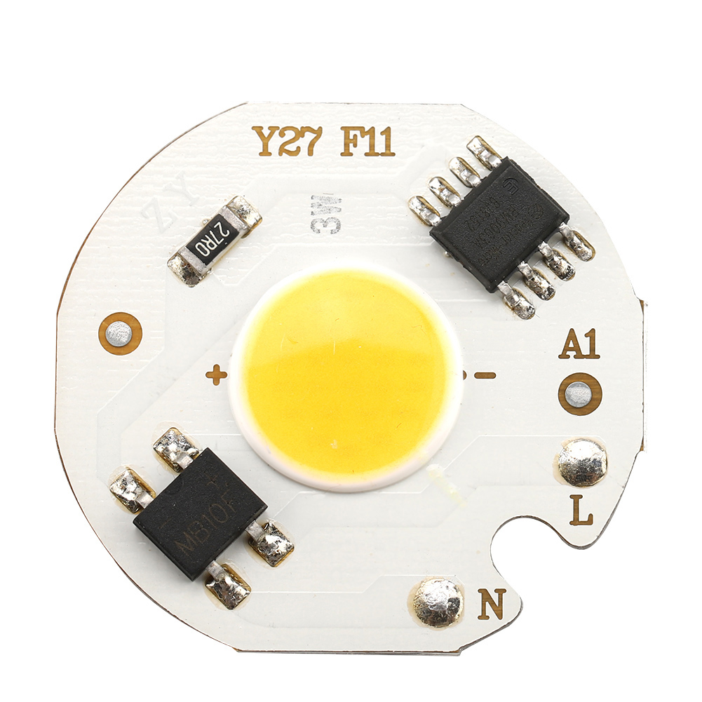 10 Stück Ac220v 3w Integrierte Chip Cob-perlen Smart Ic Glühbirnenlampe Lichtquelle (warmweiß)