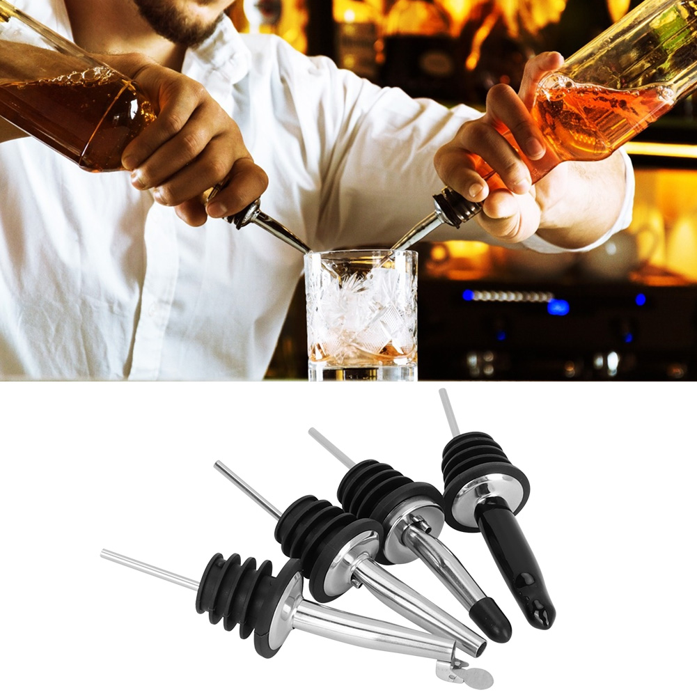 4-teiliges Weinausgießer-set Aus Edelstahl 304 Für Die Bar