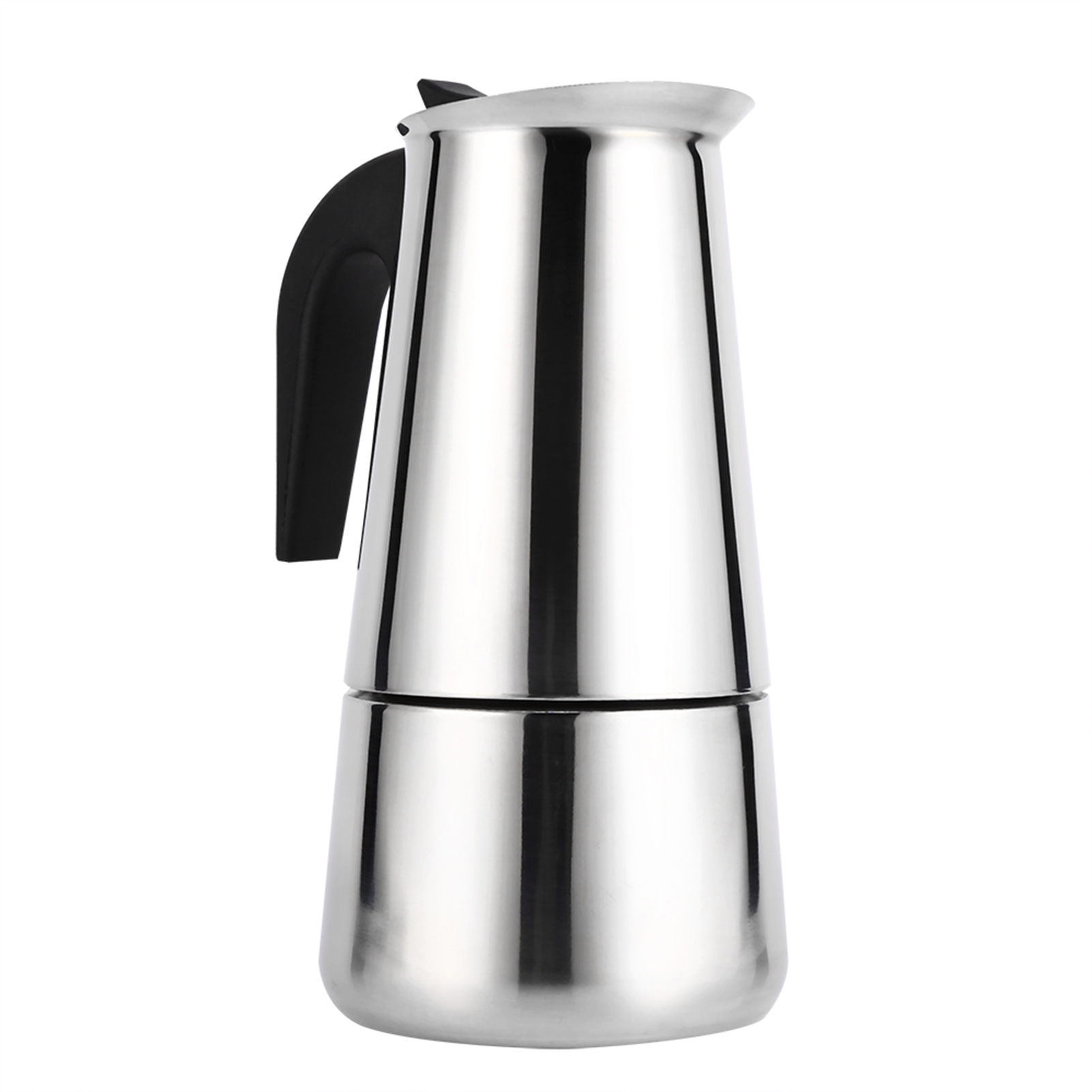 Espressokanne Aus Edelstahl, Mokka-kaffeebereiter Für Herd, Zuhause Und Büro (450 Ml)
