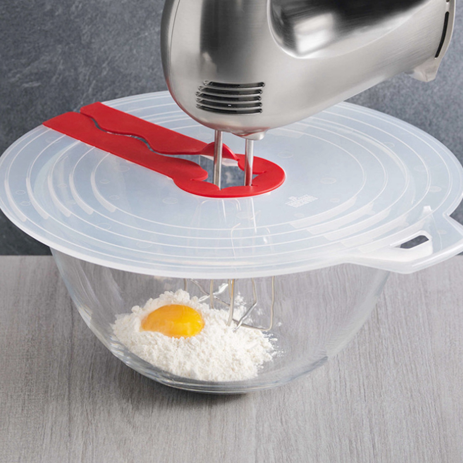 Spritzschutzdeckel Mit Auslaufschutz Für Eierschüssel, Schneebesen Und Küchenutensilien