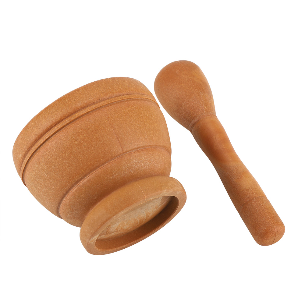 Manuelle Knoblauchmühle Aus Kunststoff, Gewürzmörser-set Mit Stößel Und Mahlschale, Küchenhelfer (2)