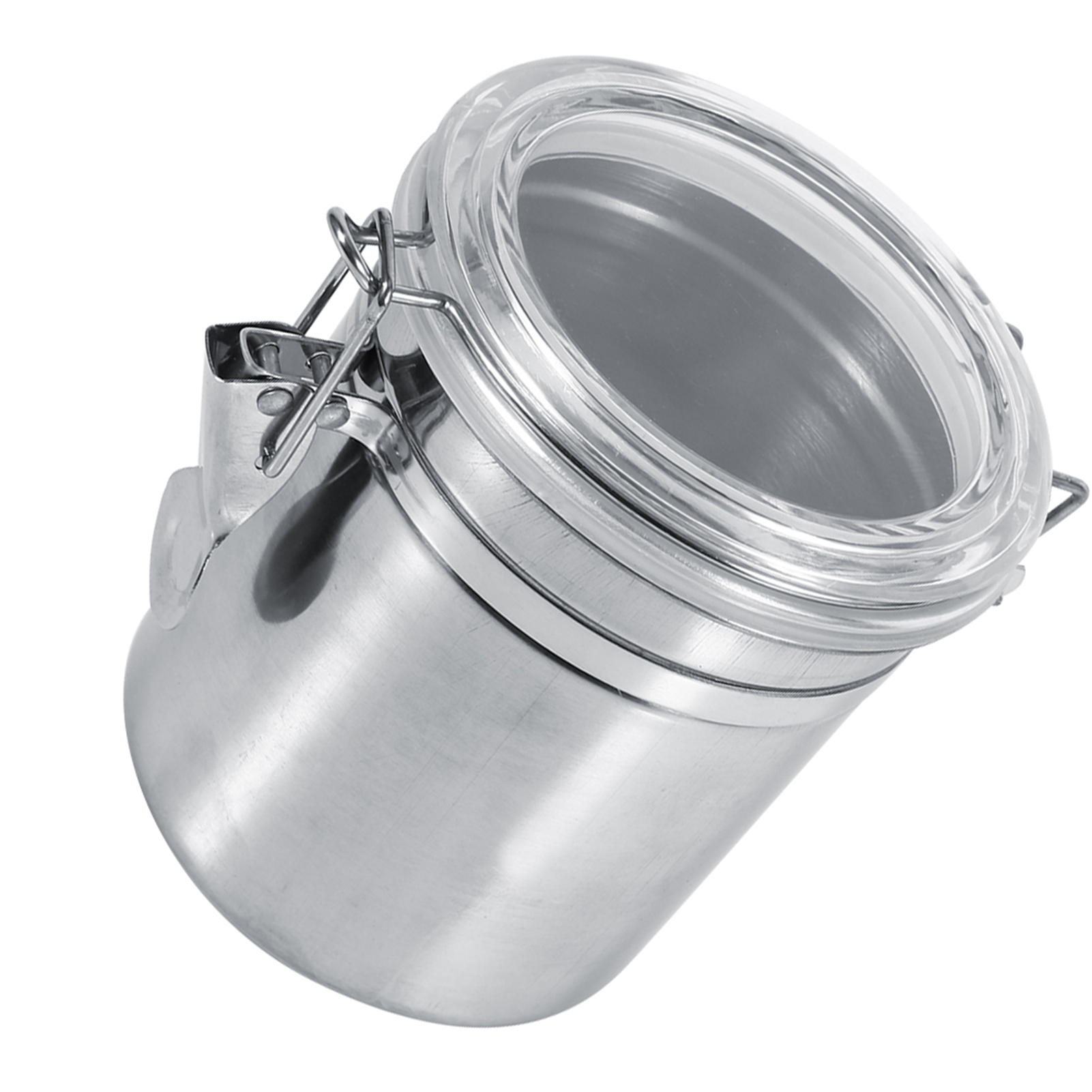 Edelstahl-küchenaufbewahrungsbehälter Flasche Zucker Tee Kaffeebohnen Dose (m)