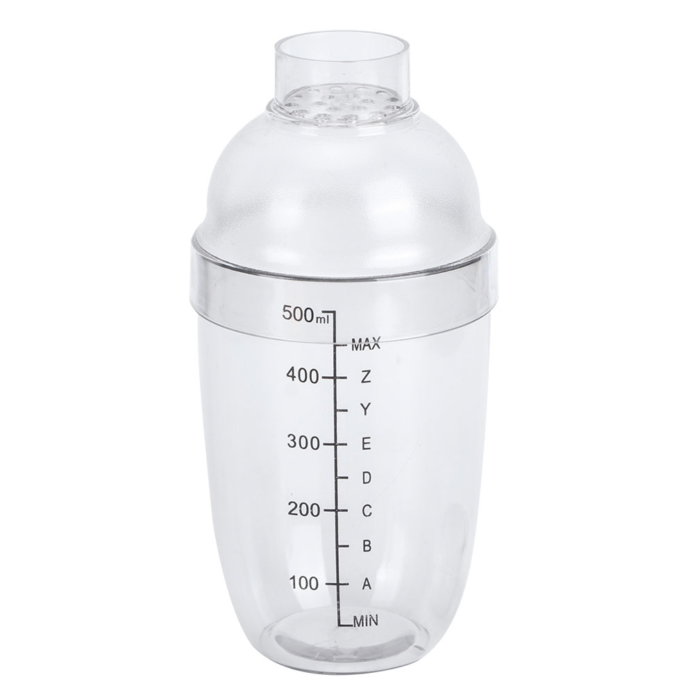 Pc Cocktailshaker Mit Waage, Milch-, Tee-, Saft- Und Weinbehälter Aus Kunststoff, 530 Ml, Für Die Hausbar.