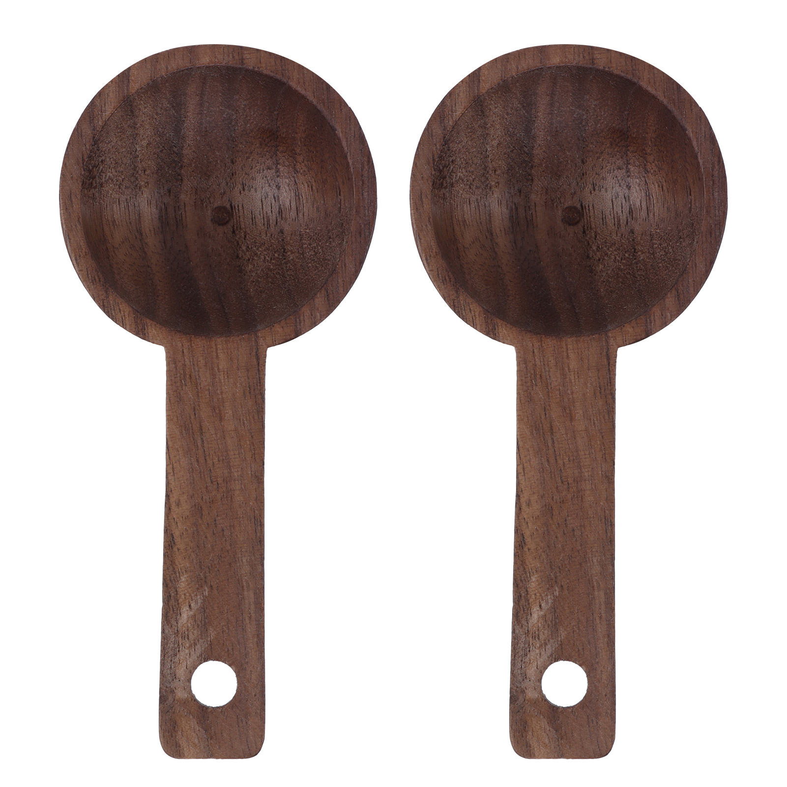 Kaffeelöffel Aus Holz, Messlöffel Aus Walnussholz, Teelöffel, Kaffeezubehör Für Kaffee, Tee, Zucker, Gewürze, 2 Stück