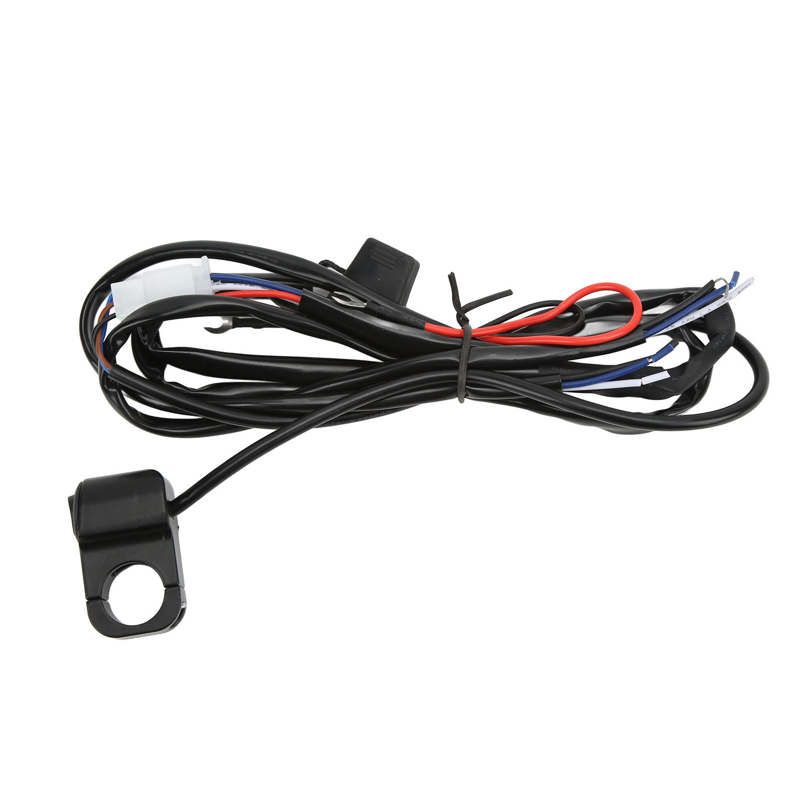 Motorrad-lenker-bedienschalter, Wasserdichter Led-scheinwerfer-schalterkabelbaum, Dc 12v Für Atv Dirt Bike, 1,6 M/1,75 Yd