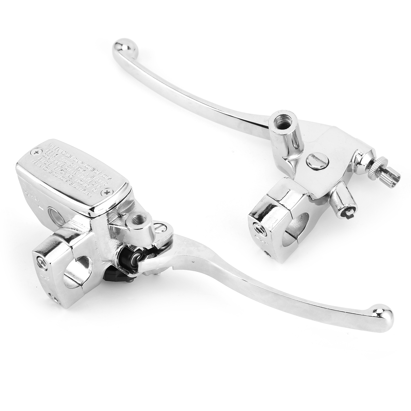 Hydraulischer Brems- Und Kupplungs-hauptzylinder-hebelbaugruppe, Silber, Universell Für 1-zoll-lenker