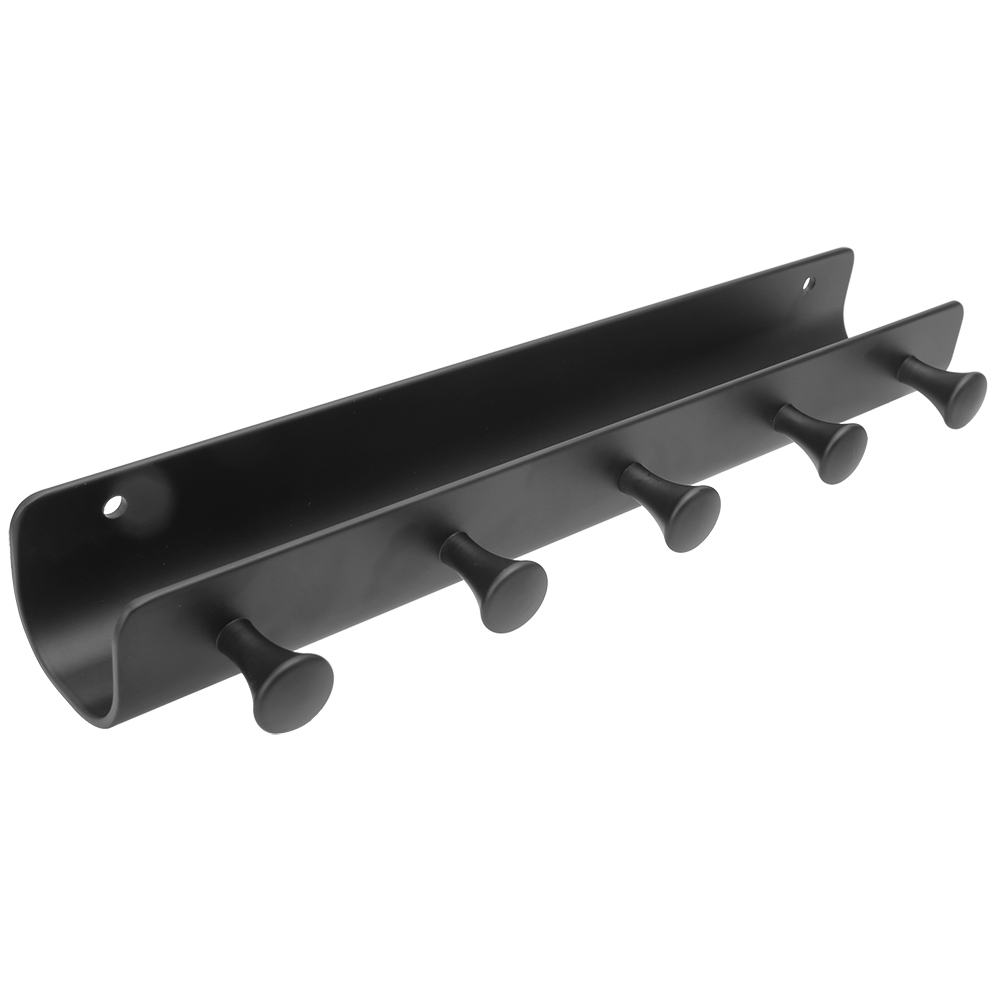 U-förmiger Wandhaken Aus Aluminium Für Badezimmer, Handtuch- Und Kleideraufbewahrung, 5 Haken