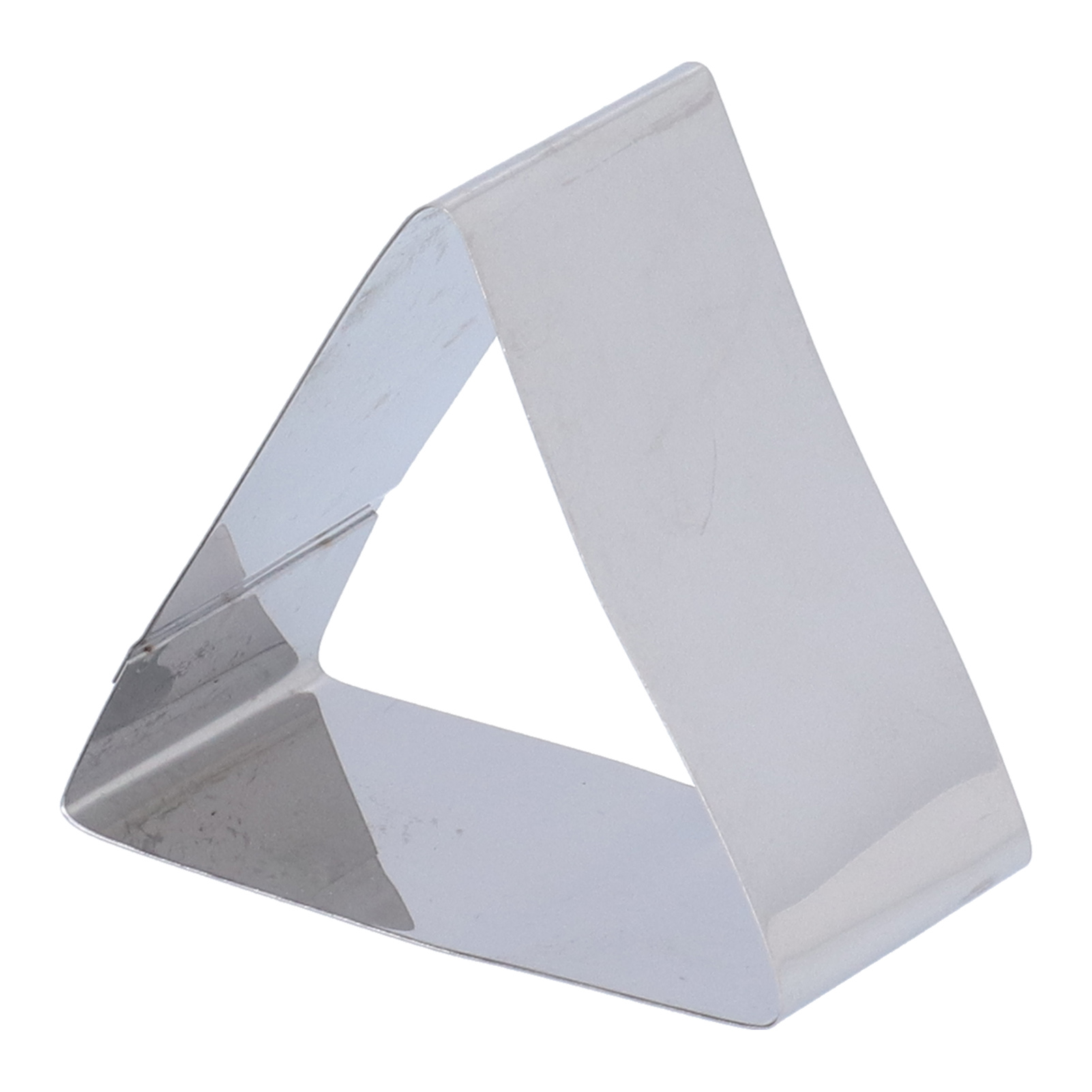 Tortenmousse-ringform Aus Edelstahl, Dessertring, Kuchenausstecher Für Salate, Gebäck, Backwerkzeug, Dreieckig: 4 X 7 Cm