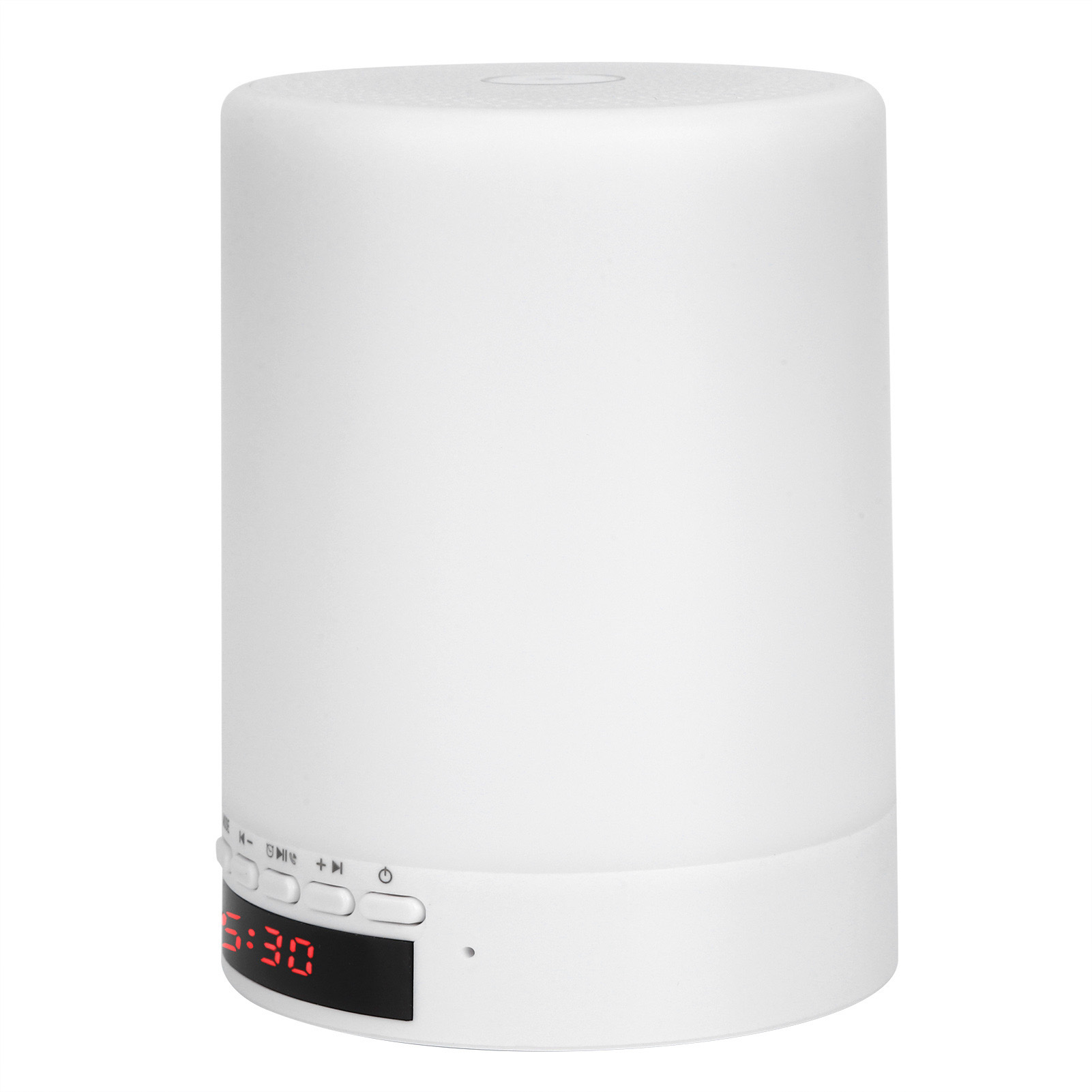 Bluetooth-lautsprecher Mit Nachtlicht, Touch-funktion, Farbwechsel-led-lampe, Intelligenter Wecker Und Mp3-player