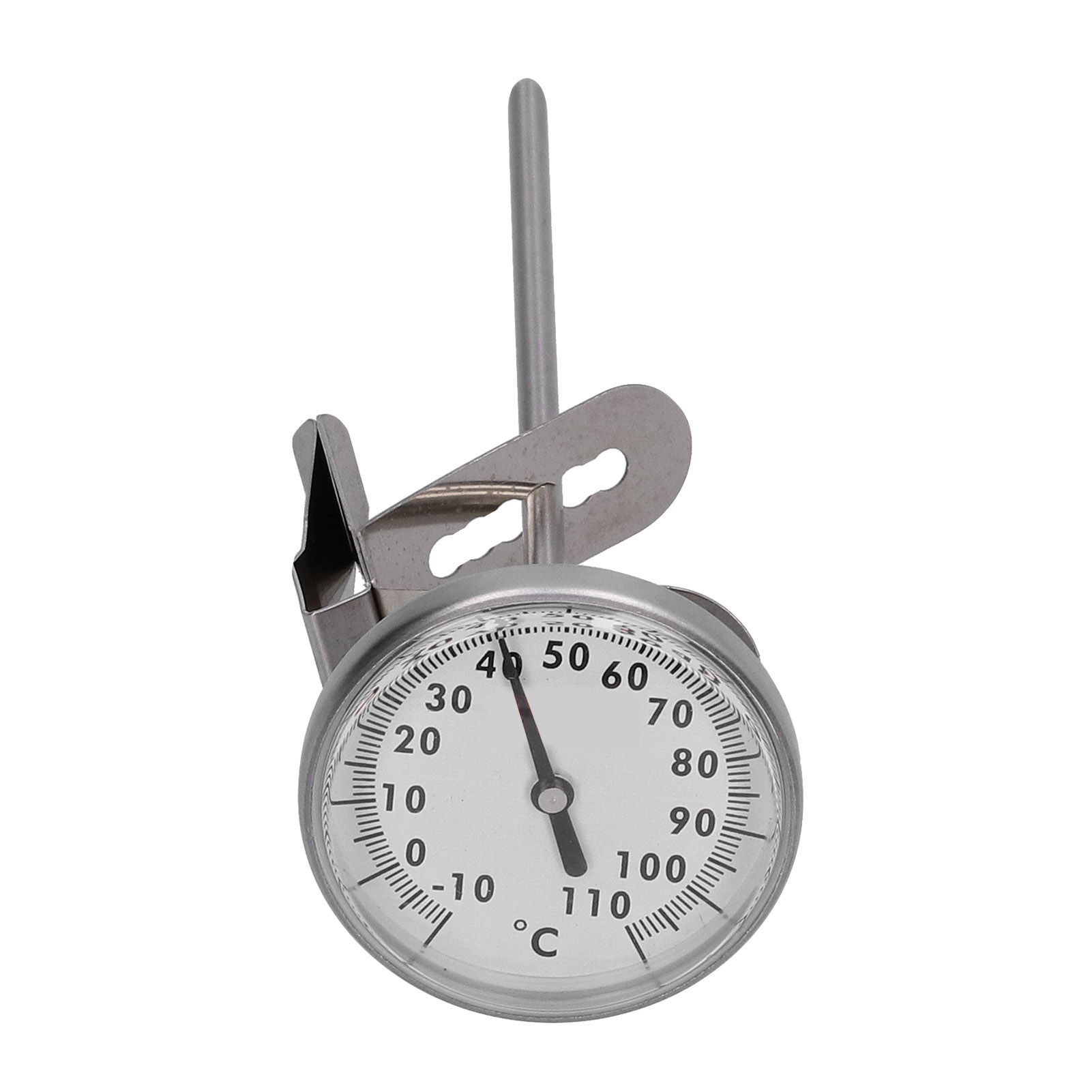 Kaffeethermometer Aus Edelstahl, Lebensmittelthermometer Für Die Milchzubereitung In Küche Und Restaurant