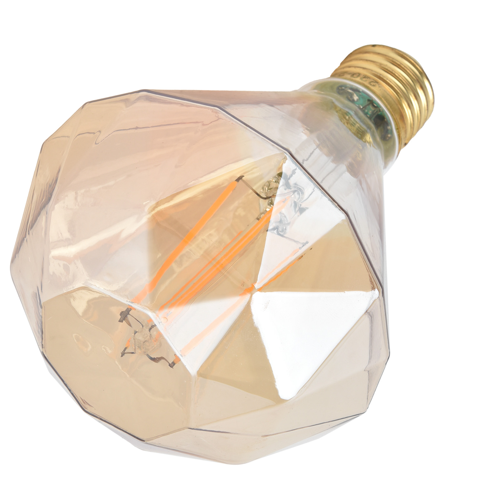 Led-glühbirne E27 4w Vintage-glühfadenlampe Für Kronleuchter Und Wandlampen, 220v, Warmweißes Licht (gold)
