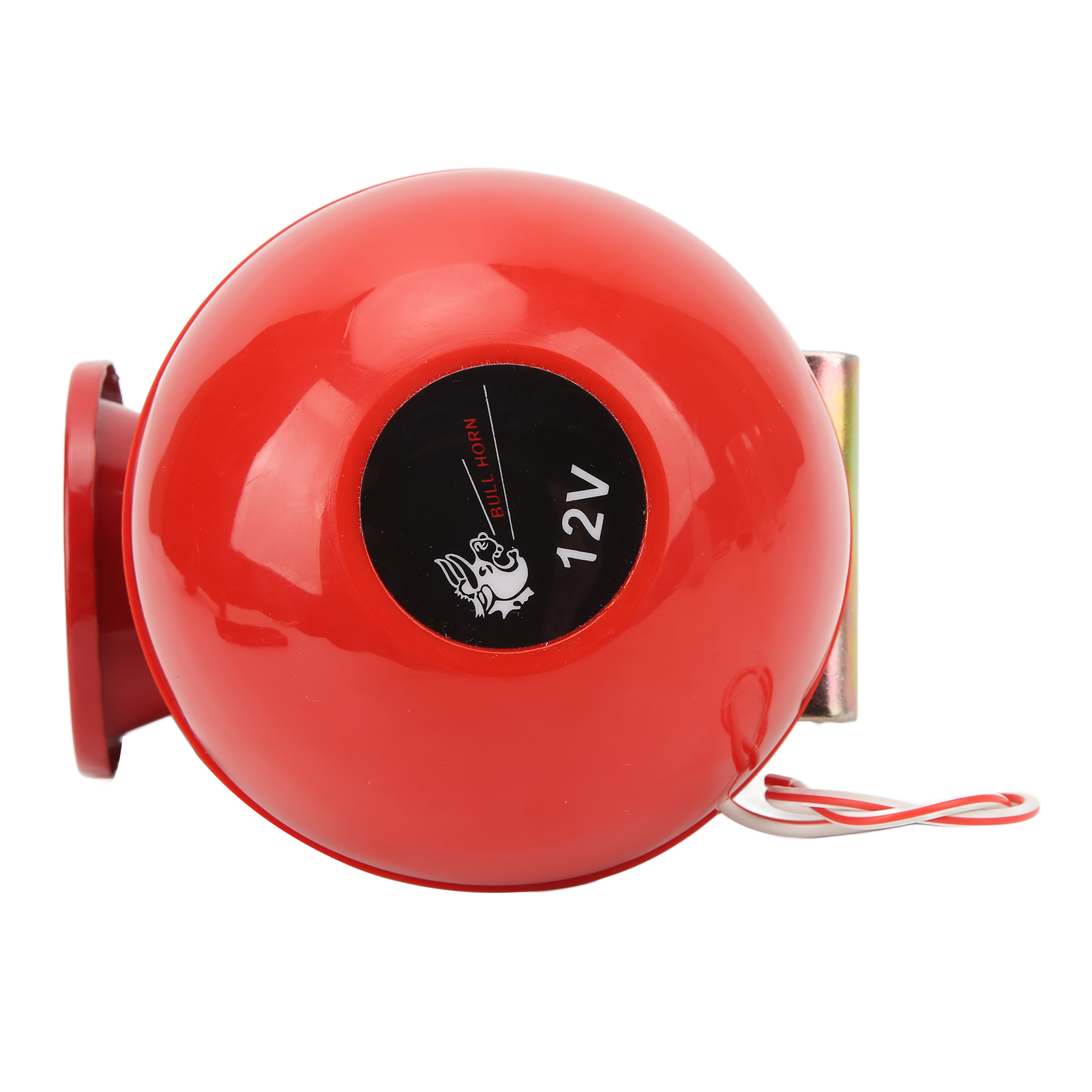 Klaxon Électrique Rétro Rouge 12 V 115 Db, Universel Pour Voiture, Quad, Camping-car, Bateau Et Camion.