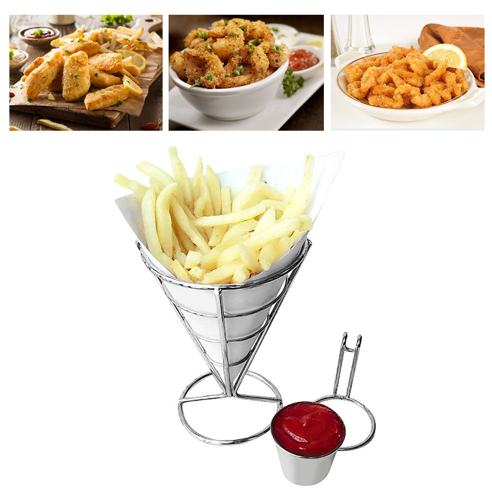 Servierständer Für Pommes Frites, Buffet-tüten, Snack-displayständer, Pommes-körbe (einzelbecher)