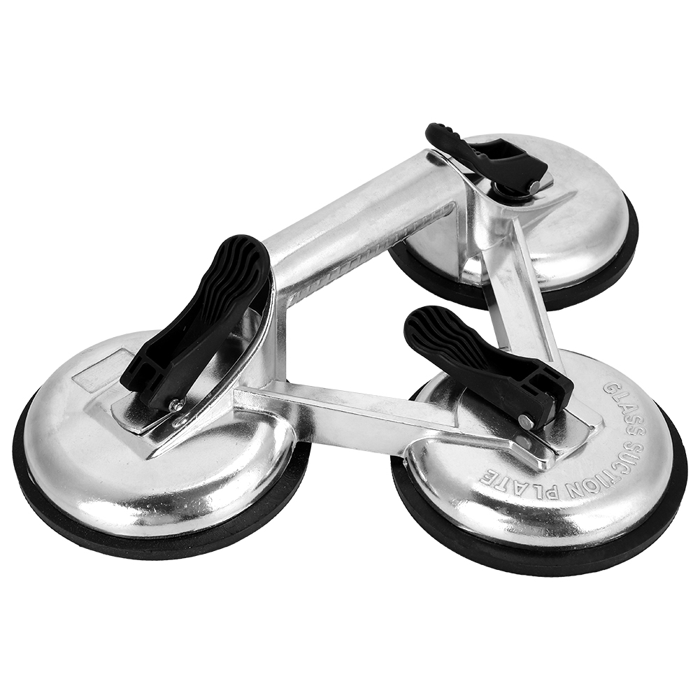 Glasheber Und -abzieher Aus Aluminiumlegierung Mit 3 Platten Und Vakuumsaugvorrichtung Zum Bewegen Von Glas, Fliesen Und Spiegeln