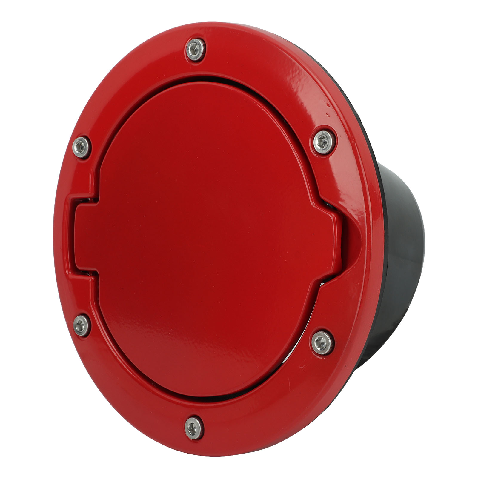 Bouchon De Réservoir D'Essence Rouge Avec Revêtement En Poudre Rouge, Pièce De Rechange Pour Jeep Wrangler Jk Jku Sport Rubicon Sahara Unlimited 2017-2018