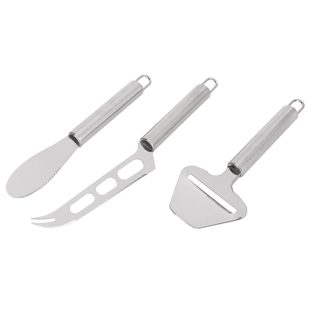 3-teiliges Küchenhelfer-set Aus Edelstahl: Käseschneider, Butterschaber Und Mehr