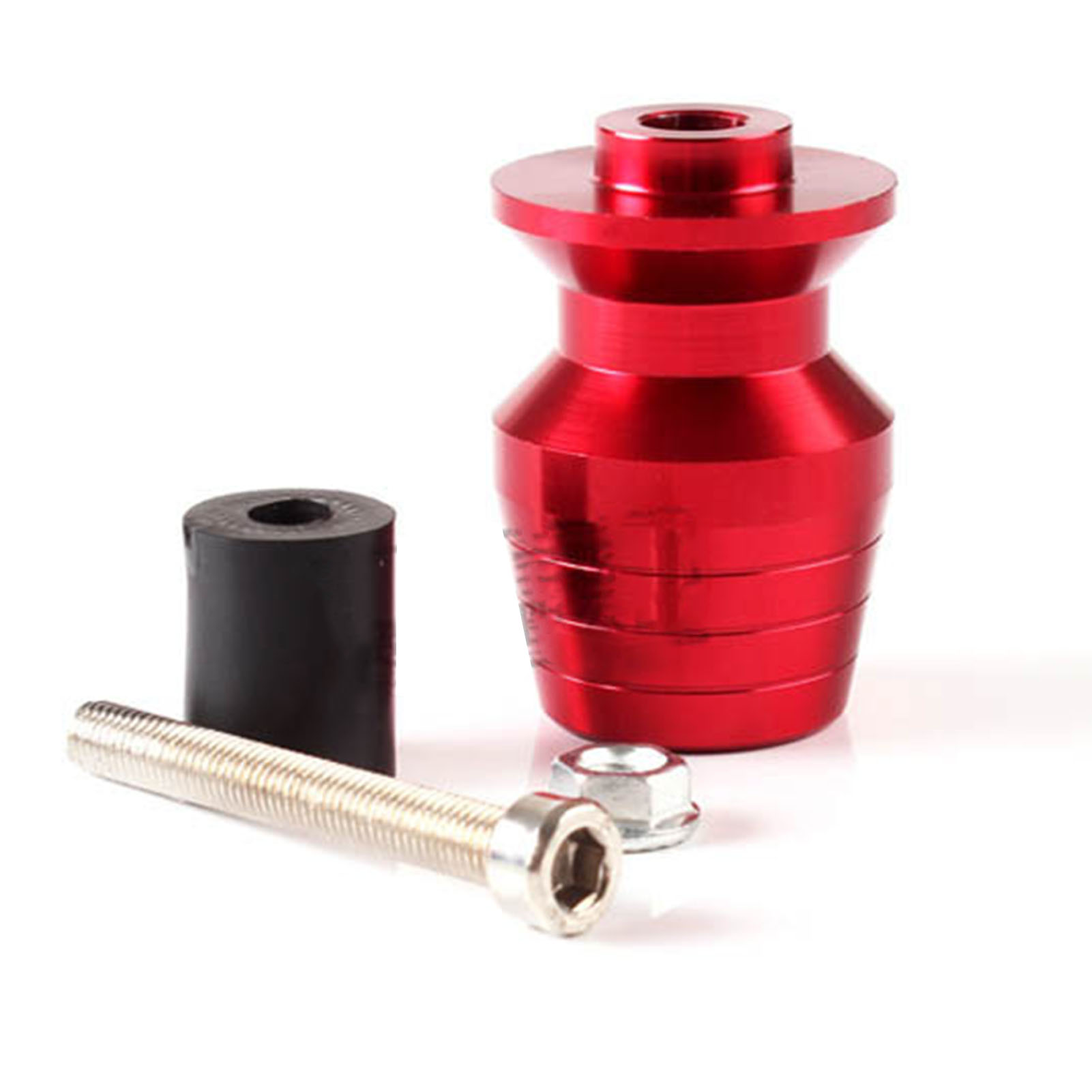1 Paire D'Embouts De Guidon De Moto En Alliage D'Aluminium, Accessoires De Modification, Rouge