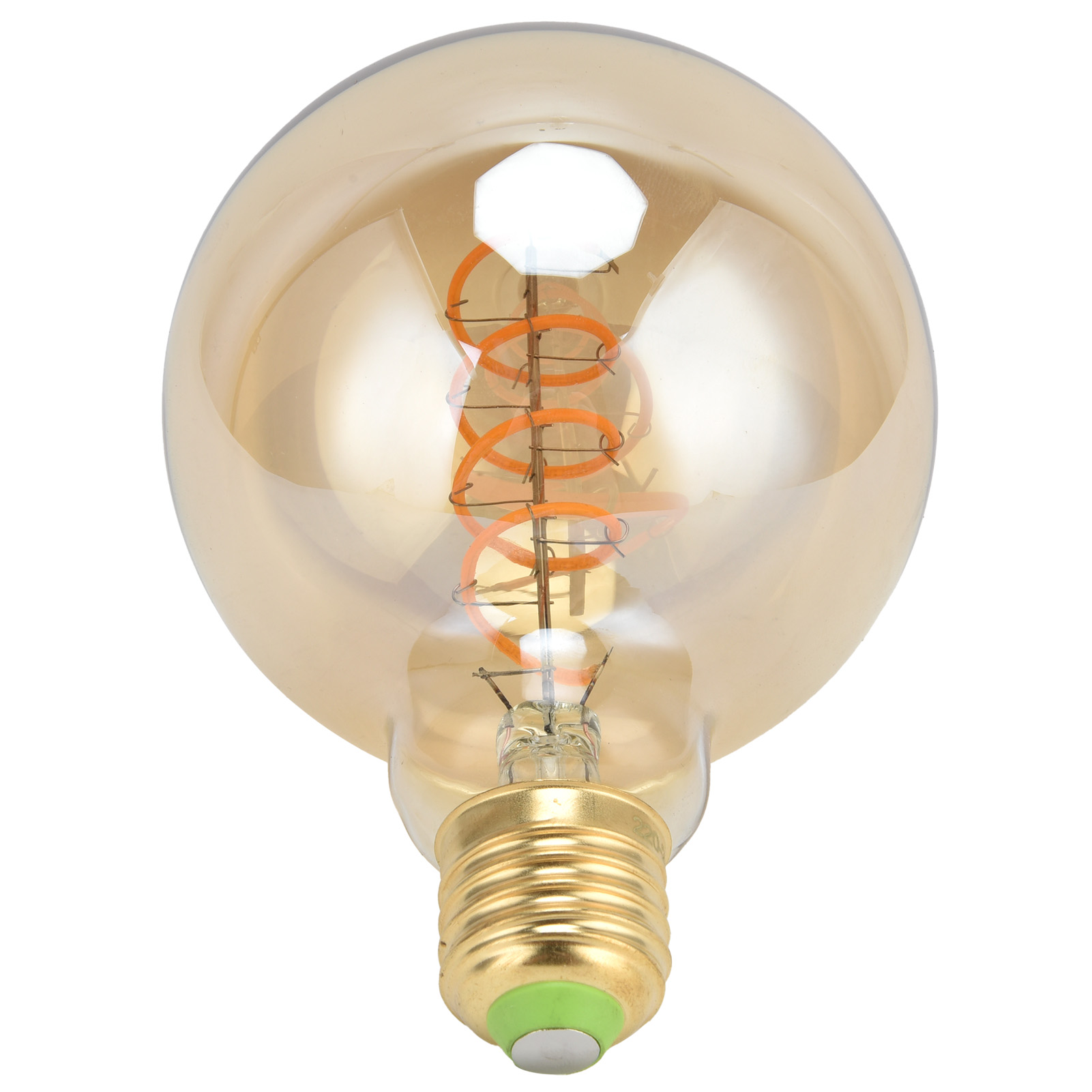 G95 Led-lampe, 4 W, 220 V, Antik-stil, Dimmbar, Flexibler Glühfaden, Warmweißes Licht (gold).