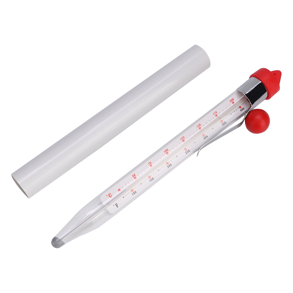 Hochpräzises Lebensmittelthermometer Mit Transparentem Pvc-gehäuse Für Zucker Und Süßigkeiten – Küchenbedarf