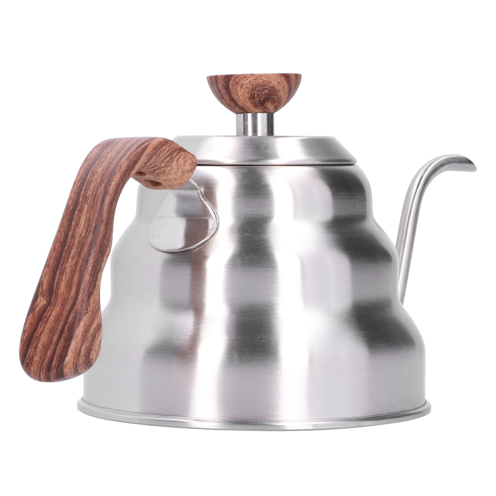Edelstahl-kaffeekessel Mit Schwanenhalsausguss, 1 Liter, Zum Aufbrühen Von Kaffee Und Tee