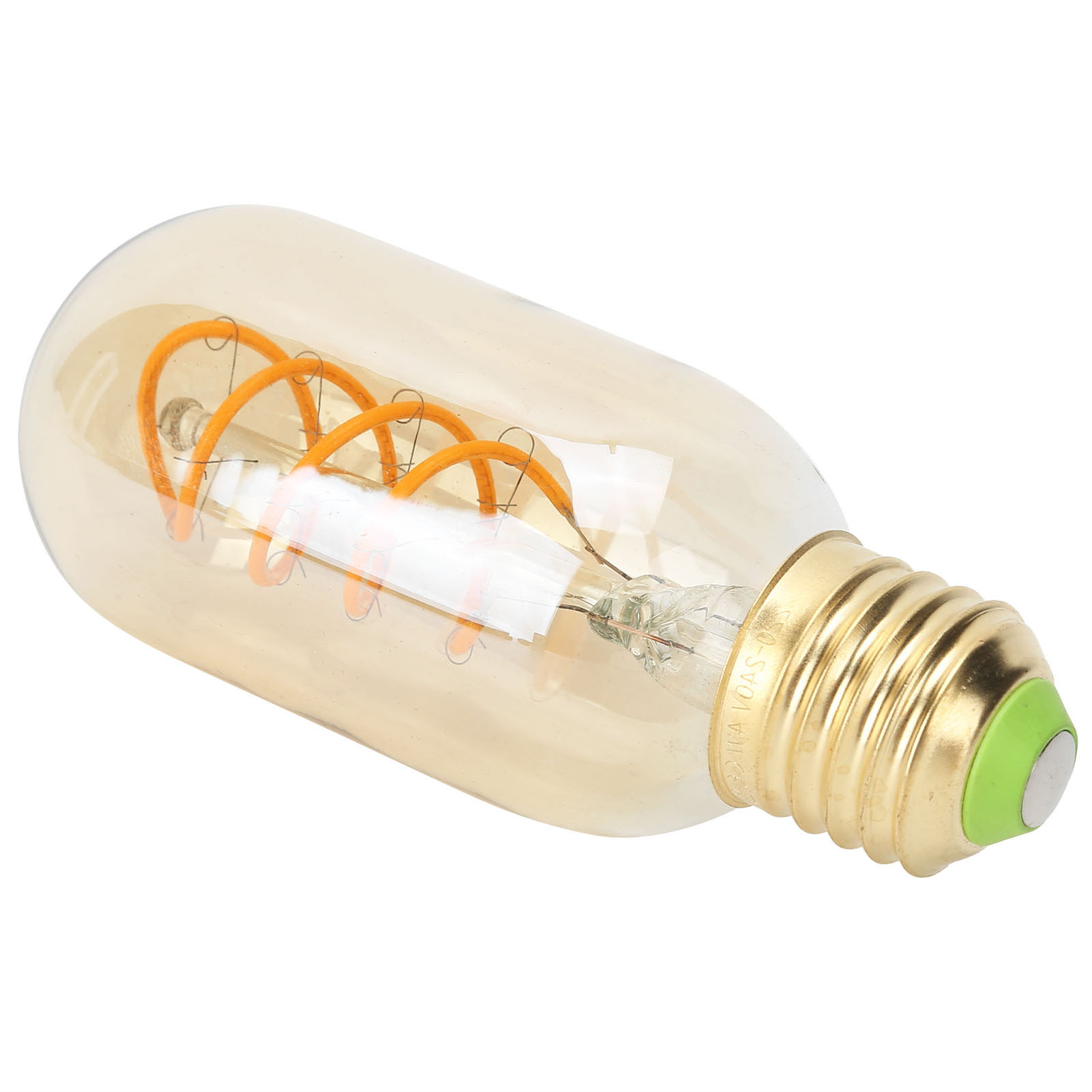 Vintage-doppelspiral-led-glühbirne E27, 4 W, Flexibler Glühfaden, Warmweißes Licht, 220 V, Gold