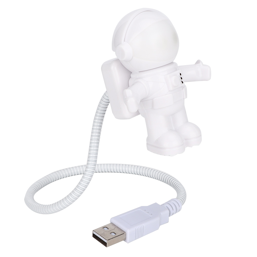 Energiesparende Mini-led-nachtlampe In Astronautenform Mit Usb-anschluss Für Computer, Laptops Und Notebooks