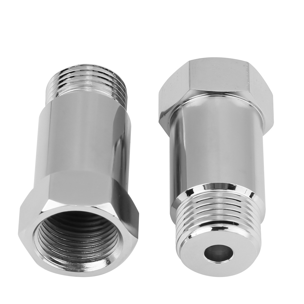Stück 45 Mm M18x1,5 Motorwarnleuchten-eliminierungsadapter Sauerstoffsensorverlängerung Silber