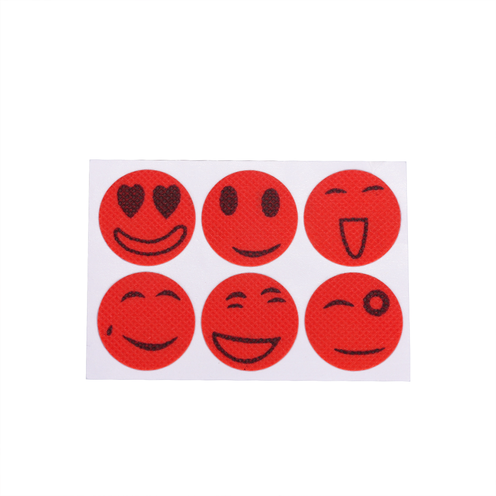 Konvolut Von 20 Mückenschutzaufklebern Mit Smiley-gesichtern (6 Stück/packung), Farben Nach Zufallsprinzip
