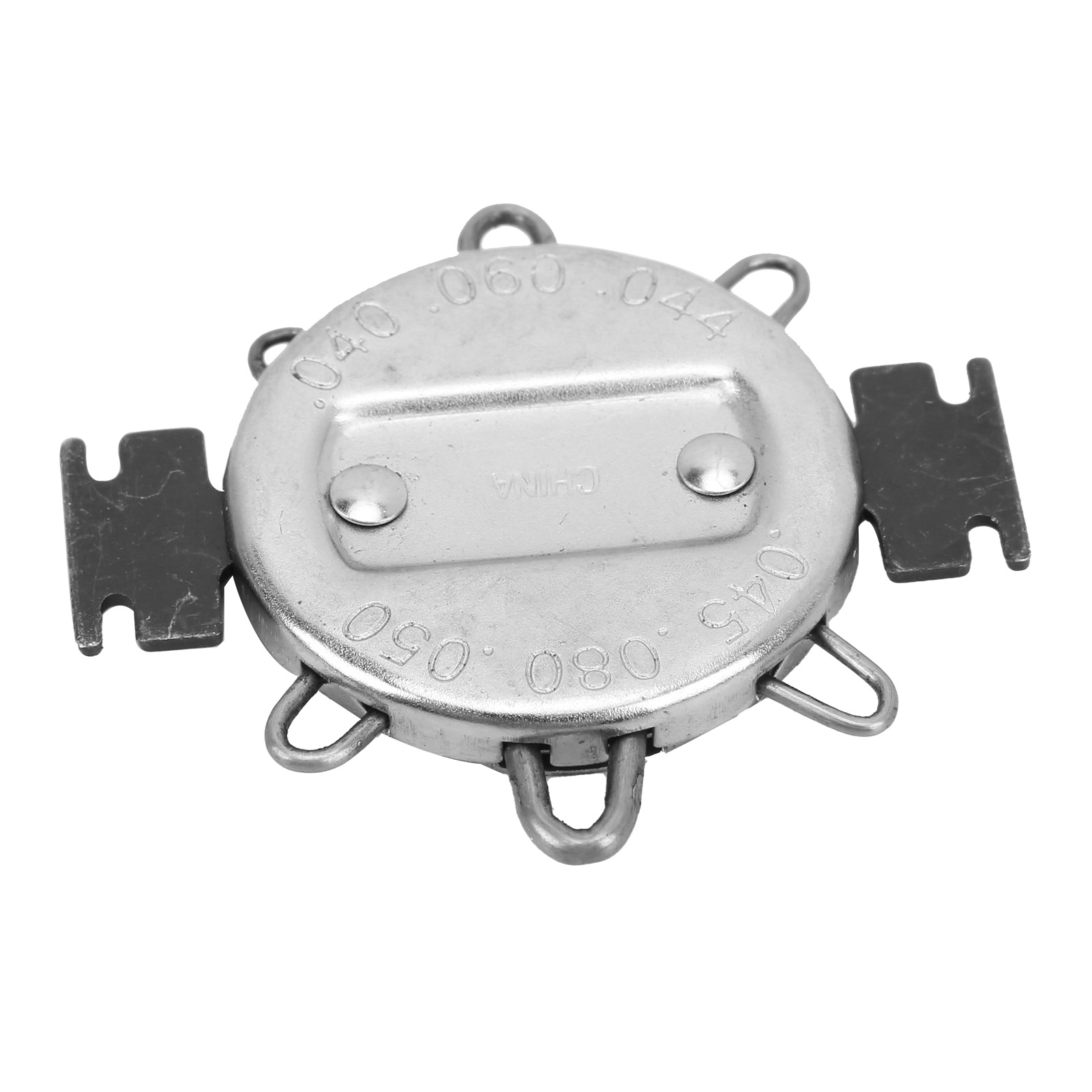 Zündkerzenabstandslehre 0,64–1,14 Mm (0,025–0,045 Zoll), Mess- Und Einstellwerkzeug Für Motorräder, Schwarz Und Silber