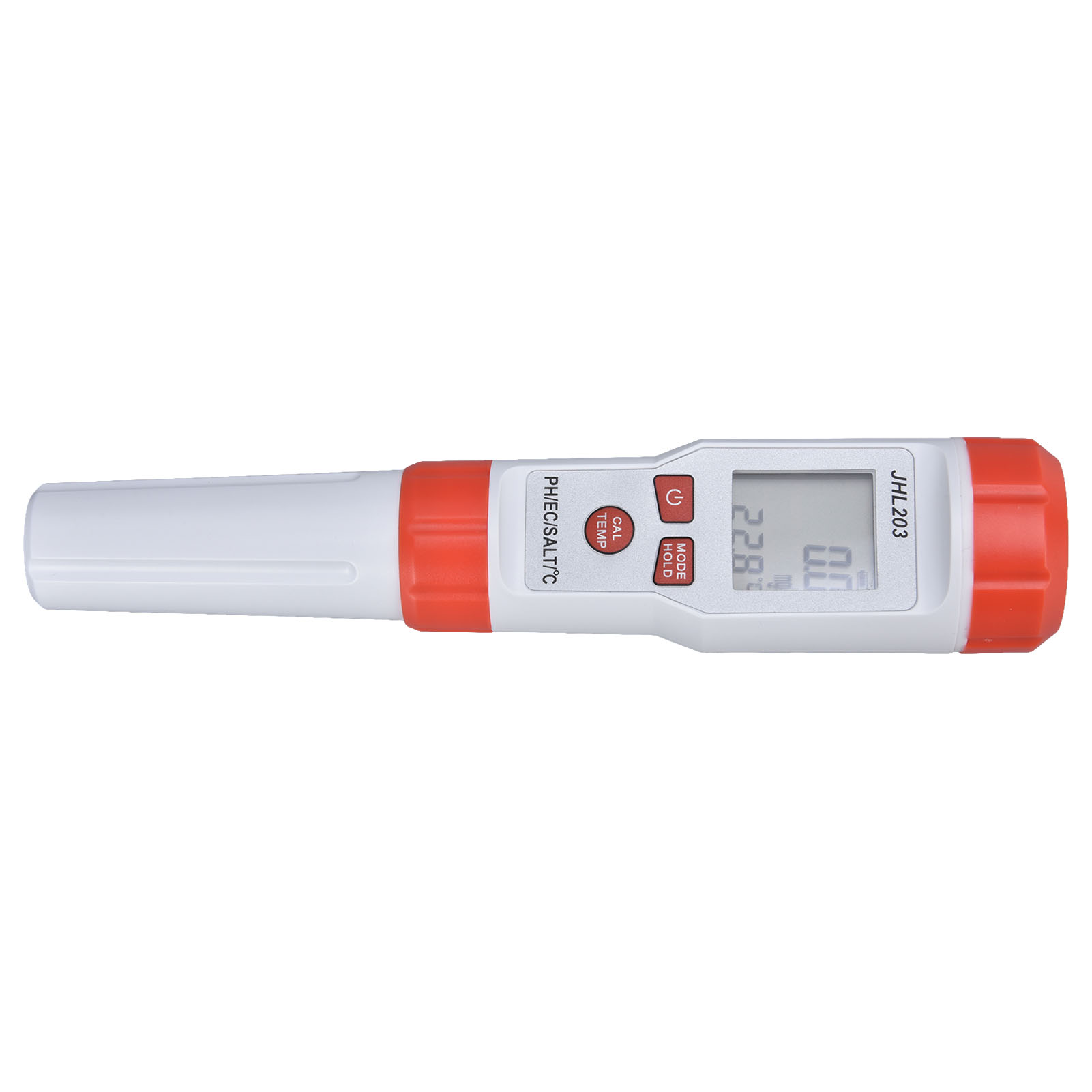 4-in-1 Tragbares Wassertest-set: Ph/ec/salz/temperatur Mit Hintergrundbeleuchtung, Aquarium-ph-meter (modell Jhl-203, Englische Bedienungsanleitung, Batterien Nicht Enthalten).