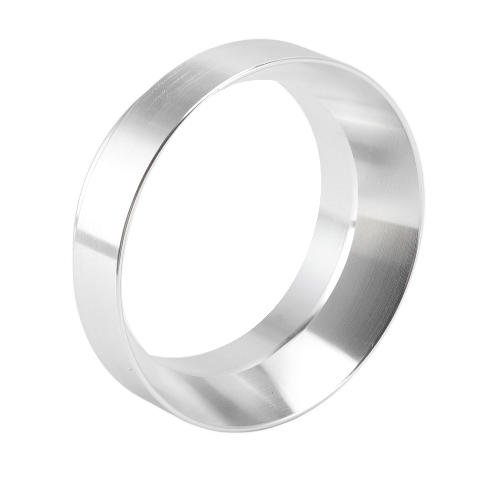 58-mm-kaffeedosiertrichter, Magnetring Aus Italienischer Aluminiumlegierung, Dosierring Für Kaffeepulver, Professioneller Heimgebrauch, Silber